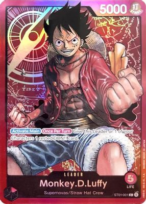 Monkey.D.Luffy ST01-001 card
