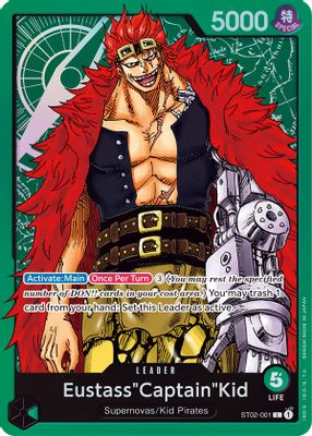 Eustass"Captain"Kid ST02-001 card