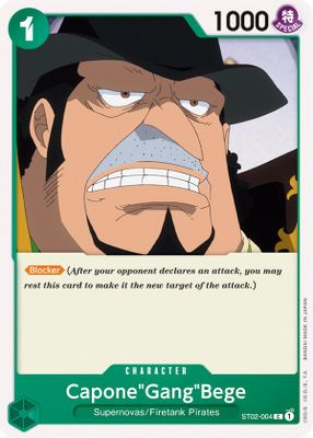 Capone"Gang"Bege ST02-004 card
