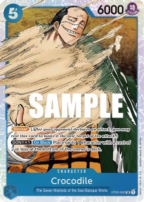 Crocodile ST03-003 card