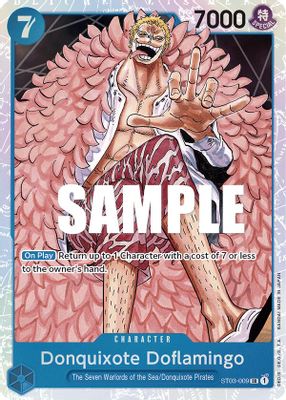 Donquixote Doflamingo ST03-009 card
