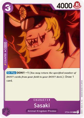 Sasaki ST04-006 card