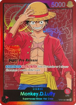 Monkey.D.Luffy ST01-001 card