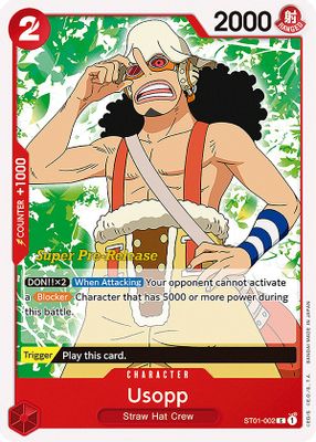 Usopp ST01-002 card