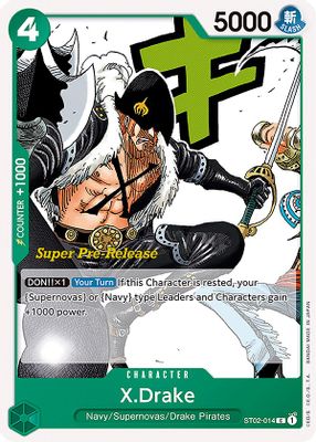 X.Drake ST02-014 card