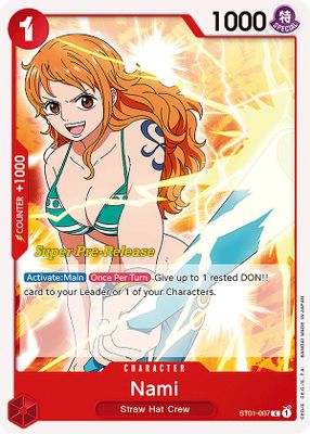 Nami ST01-007 card