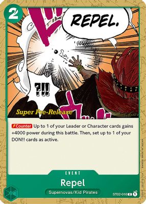 Repel ST02-016 card
