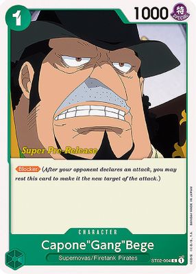 Capone"Gang"Bege ST02-004 card