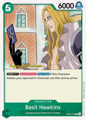 Basil Hawkins ST02-010 card