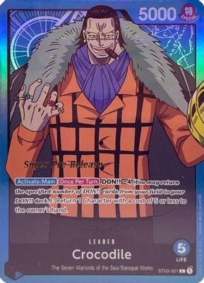 Crocodile ST03-001 card
