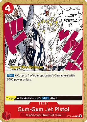 Gum-Gum Jet Pistol ST01-015 card