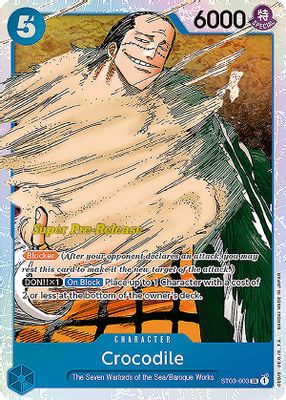 Crocodile ST03-003 card