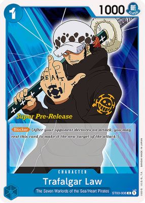 Trafalgar Law ST03-008 card