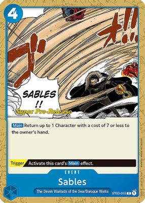 Sables ST03-015 card