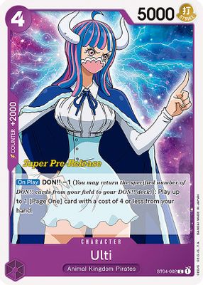 Ulti ST04-002 card