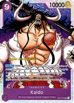 Kaido ST04-003 card