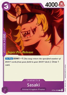Sasaki ST04-006 card