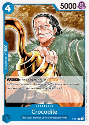 Crocodile P-004 card
