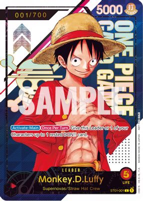 Monkey.D.Luffy ST01-001 card