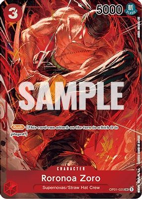 Roronoa Zoro OP01-025 card
