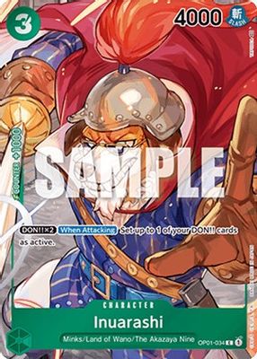 Inuarashi OP01-034 card