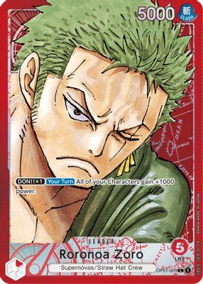 Roronoa Zoro OP01-001 card
