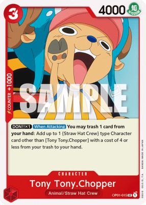 Tony Tony.Chopper OP01-015 card