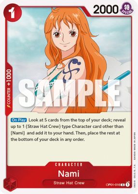 Nami OP01-016 card