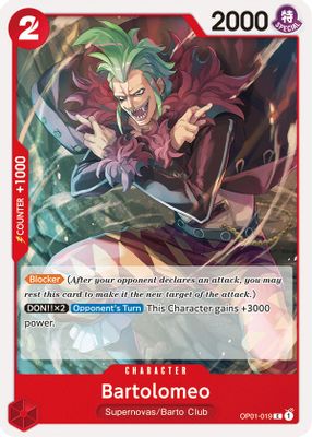 Bartolomeo OP01-019 card