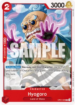 Hyogoro OP01-020 card
