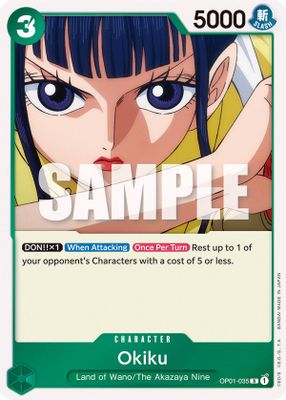 Okiku OP01-035 card