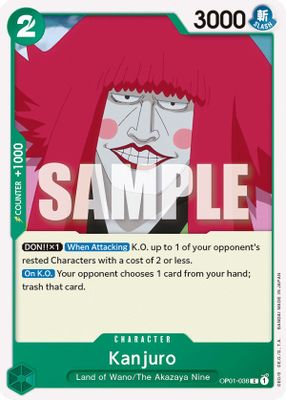 Kanjuro OP01-038 card