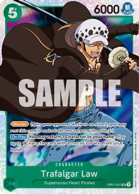 Trafalgar Law OP01-047 card