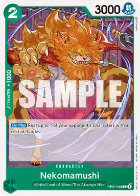 Nekomamushi OP01-048 card