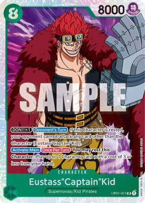 Eustass"Captain"Kid OP01-051 card