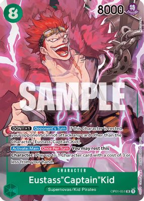 Eustass"Captain"Kid OP01-051 card