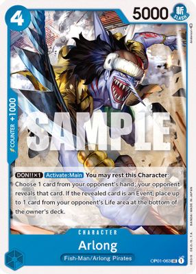 Arlong OP01-063 card