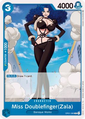 Miss Doublefinger OP01-080 card