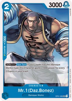 Mr.1 OP01-083 card