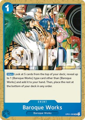 Baroque Works OP01-090 card