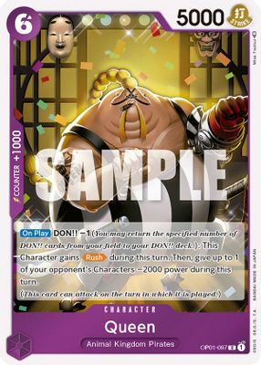 Queen OP01-097 card