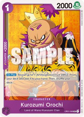 Kurozumi Orochi OP01-098 card