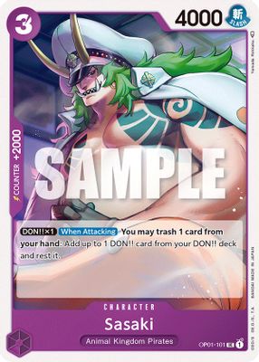 Sasaki OP01-101 card