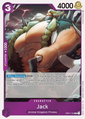 Jack OP01-102 card