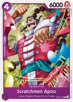 Scratchmen Apoo OP01-103 card