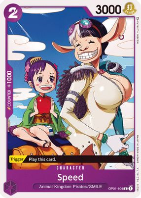 Speed OP01-104 card