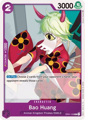 Bao Huang OP01-105 card
