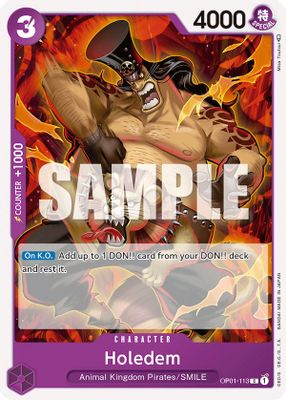 Holedem OP01-113 card