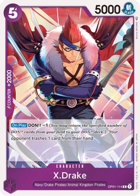 X.Drake OP01-114 card