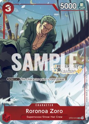 Roronoa Zoro ST01-013 card